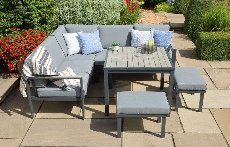 Turin Compact Modular Dining Set TURN – 5 small | Elm Court Garden Centre